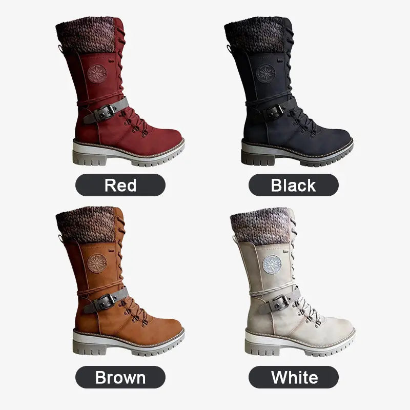 Alicia - Wasserdichte Knie-Schneestiefel für Damen MOKKAKAI