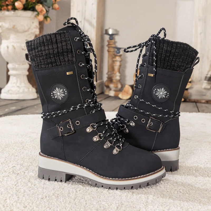 Wasserdichte Knie - Schneestiefel Für Damen – Ansicht 6