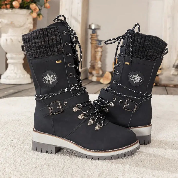 Alicia - Wasserdichte Knie-Schneestiefel für Damen MOKKAKAI