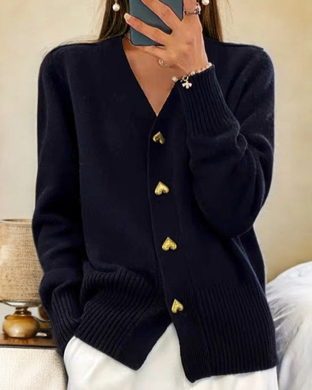 Tovianne™ Klassischer Cardigan MOKKAKAI
