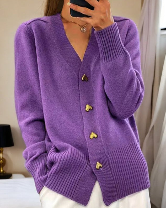 Tovianne™ Klassischer Cardigan MOKKAKAI