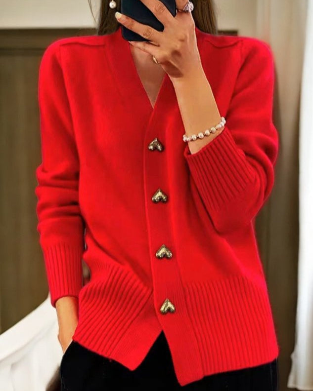 Tovianne™ Klassischer Cardigan MOKKAKAI