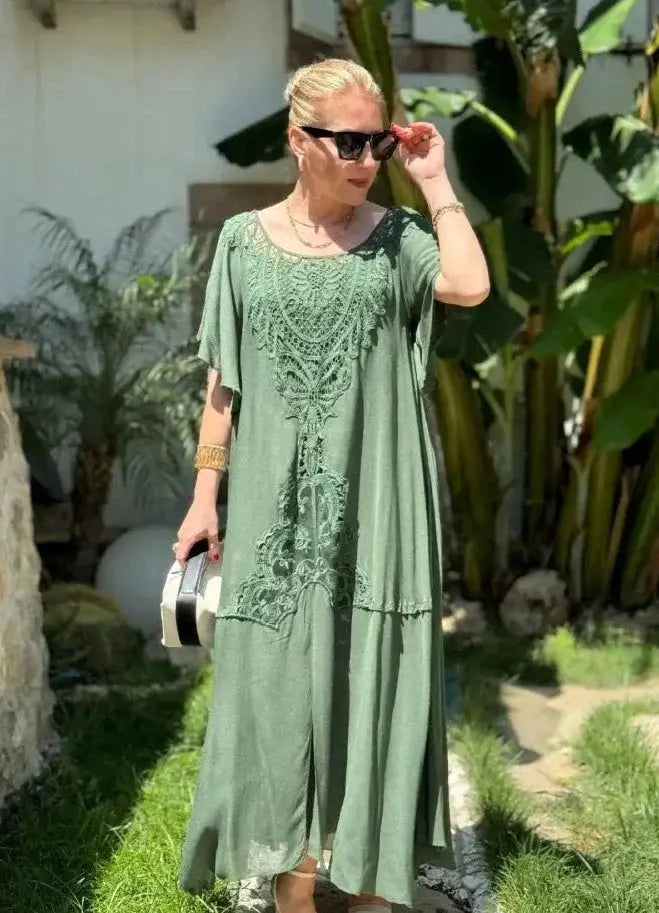 Lucia™ | Besticktes Kleid MOKKAKAI