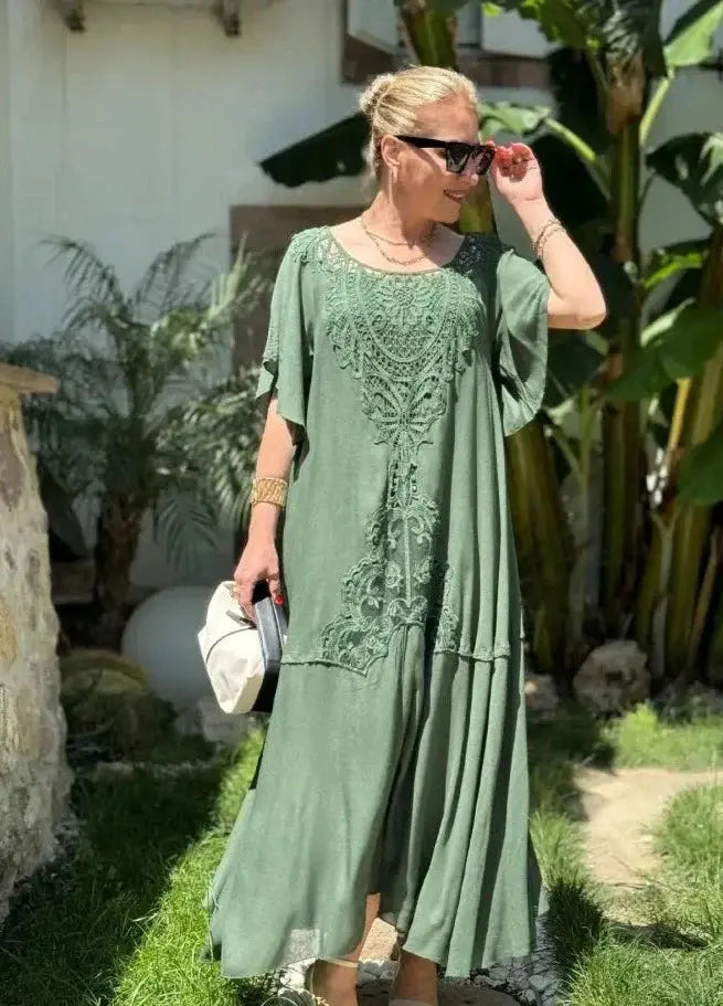 Lucia™ | Besticktes Kleid MOKKAKAI