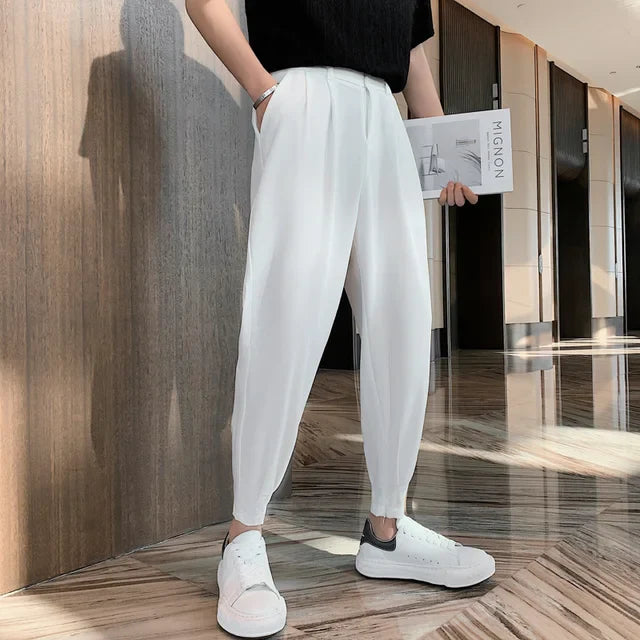 FlexElegance™ | Anzugshose mit engem Knöchelbund MOKKAKAI